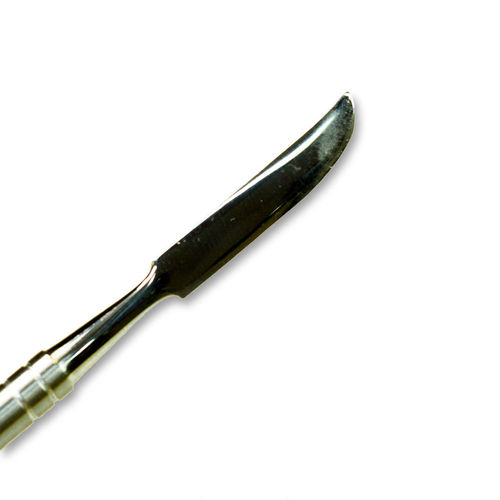 dekofee Profi Modellier Werkzeug #2 - Flaches rundes abgewinkeltes Tool + Skalpell